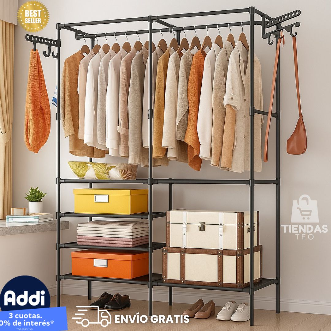Monorack™| Organizador para ropa, zapatos y accesorios.