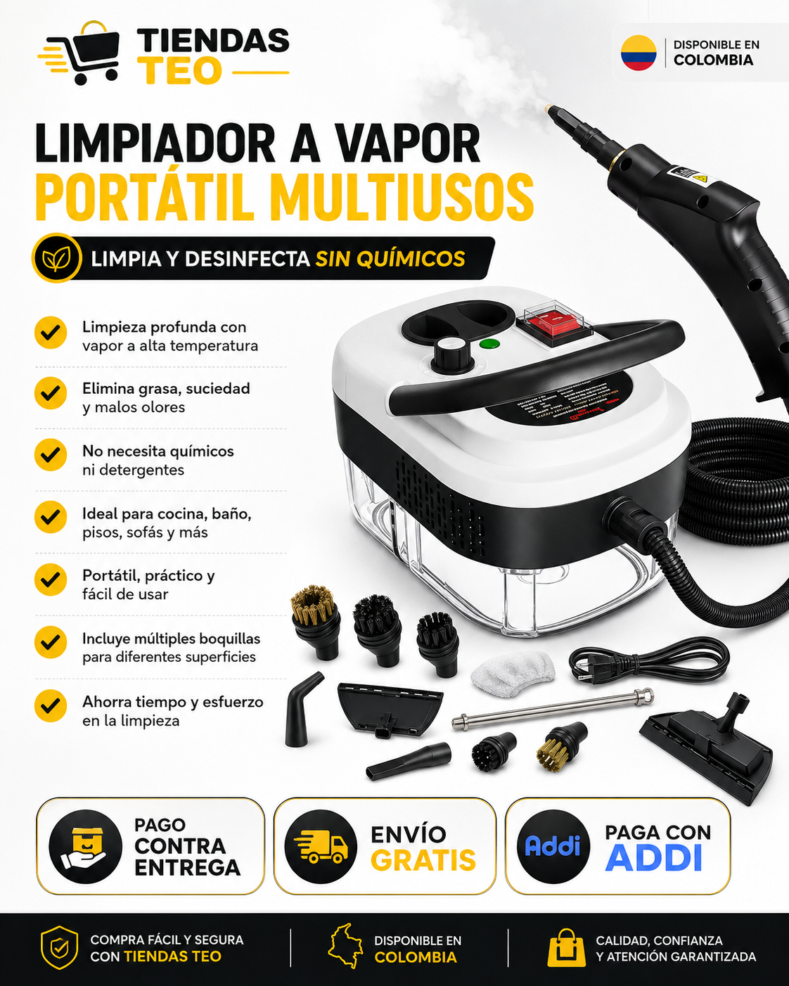 LIMPIADOR A VAPOR | PRESURIZADO ALTA TEMPERATURA