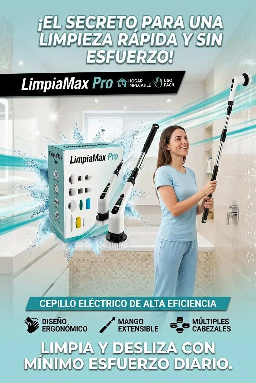LimpiaMax Pro | Cepillo De Limpieza Eléctrico