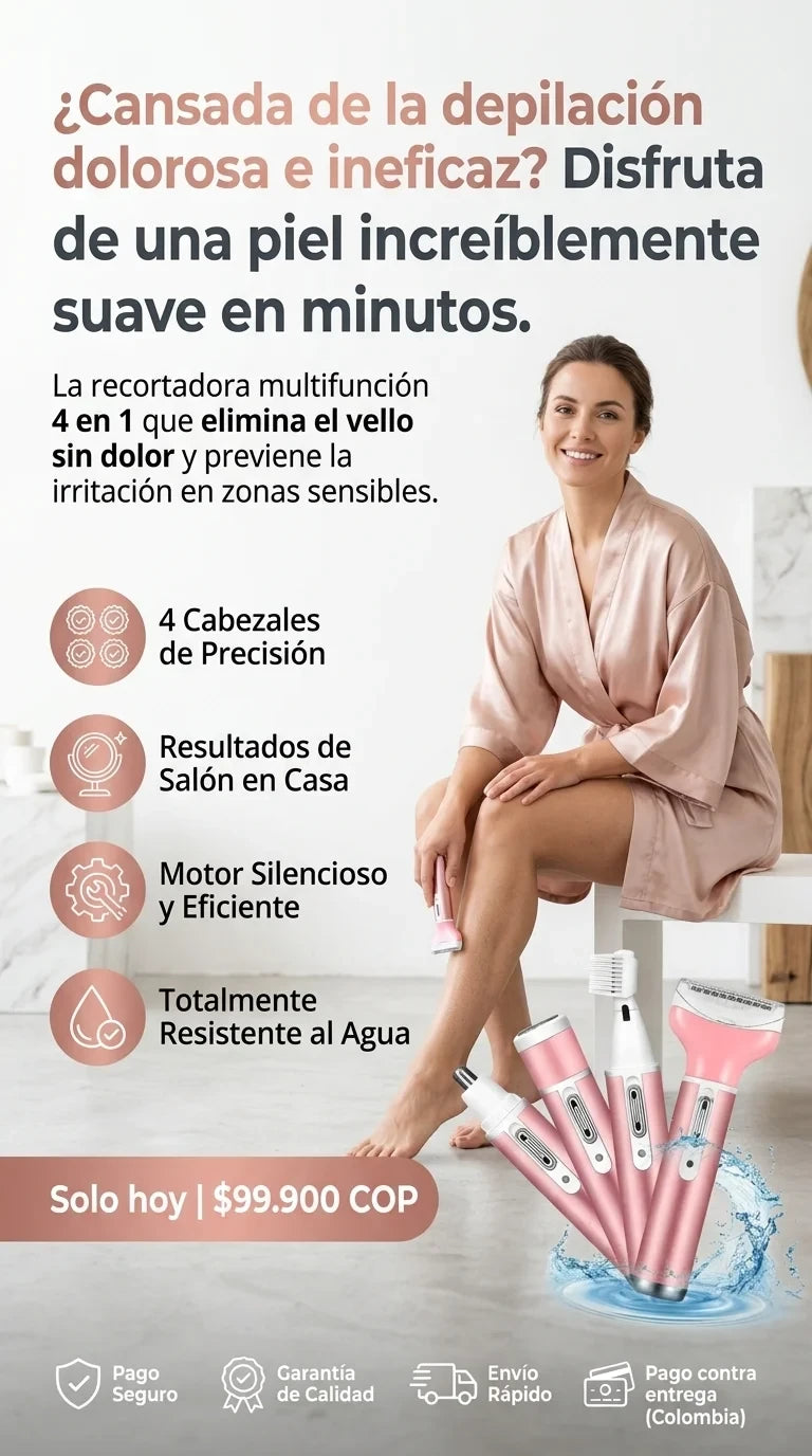 Depiladora 4 en 1