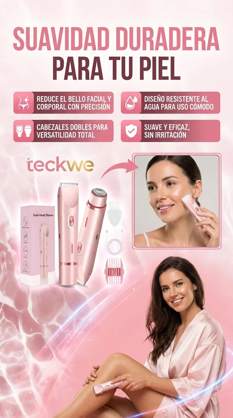 Depiladora Eléctrica 2 en 1