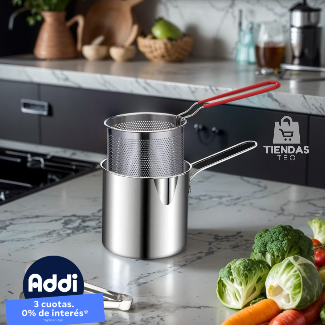 Olla Freidora 3 en 1 | Acero Inoxidable