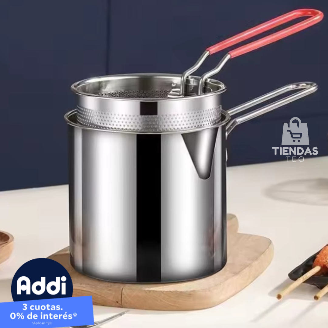 Olla Freidora 3 en 1 | Acero Inoxidable