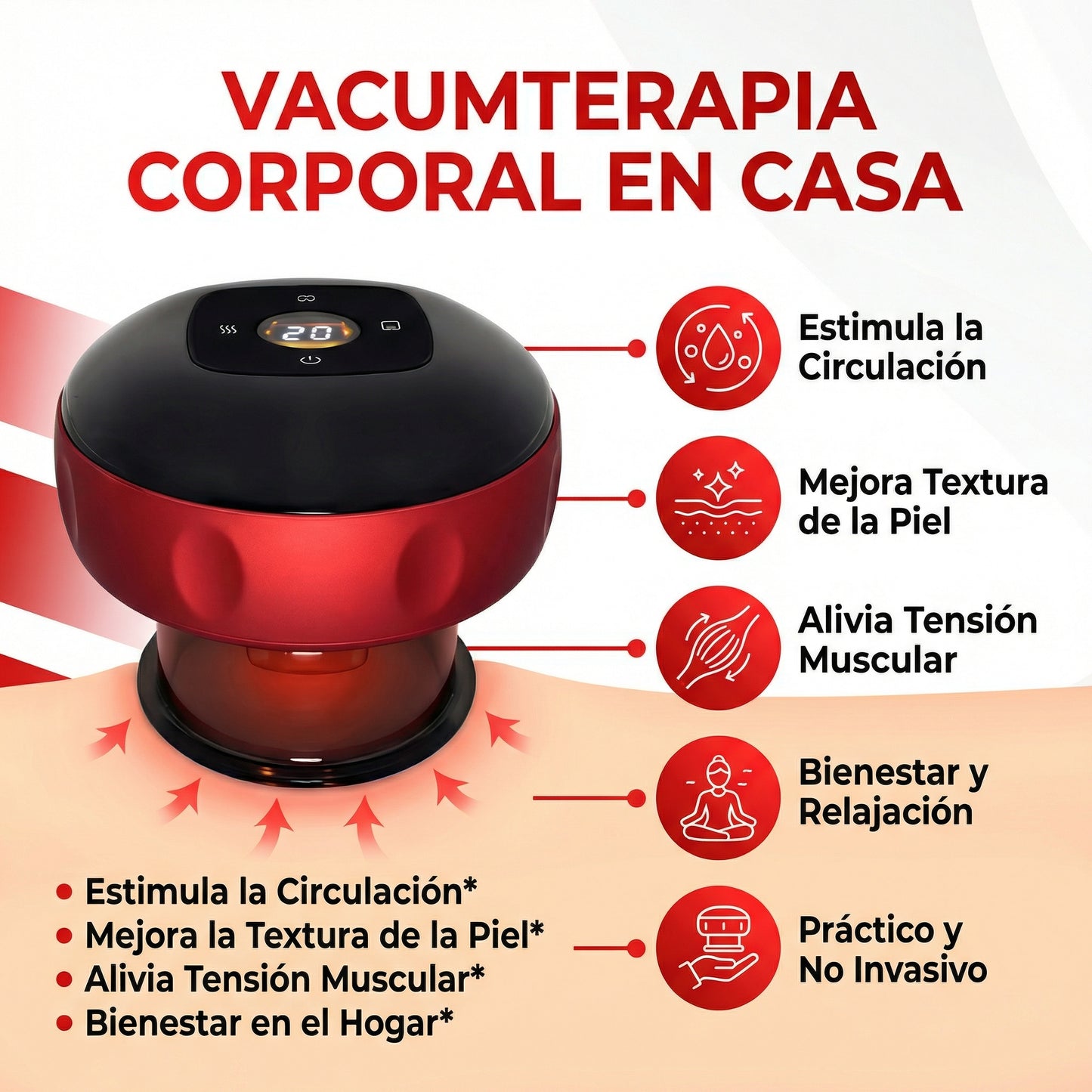 Masajeador Terapéutico Recargable