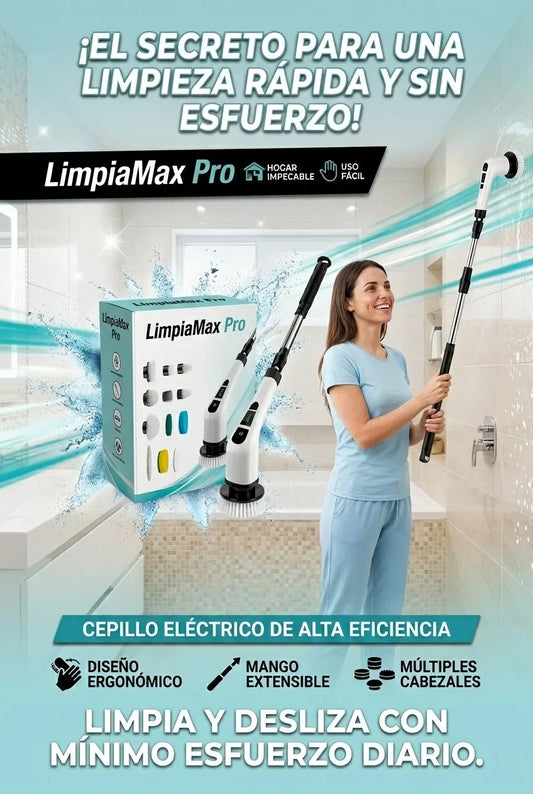 LimpiaMax Pro | Cepillo De Limpieza Eléctrico