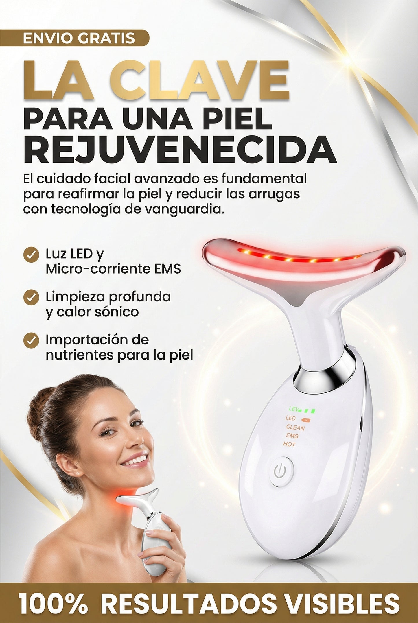 Masajeador Facial Eléctrico