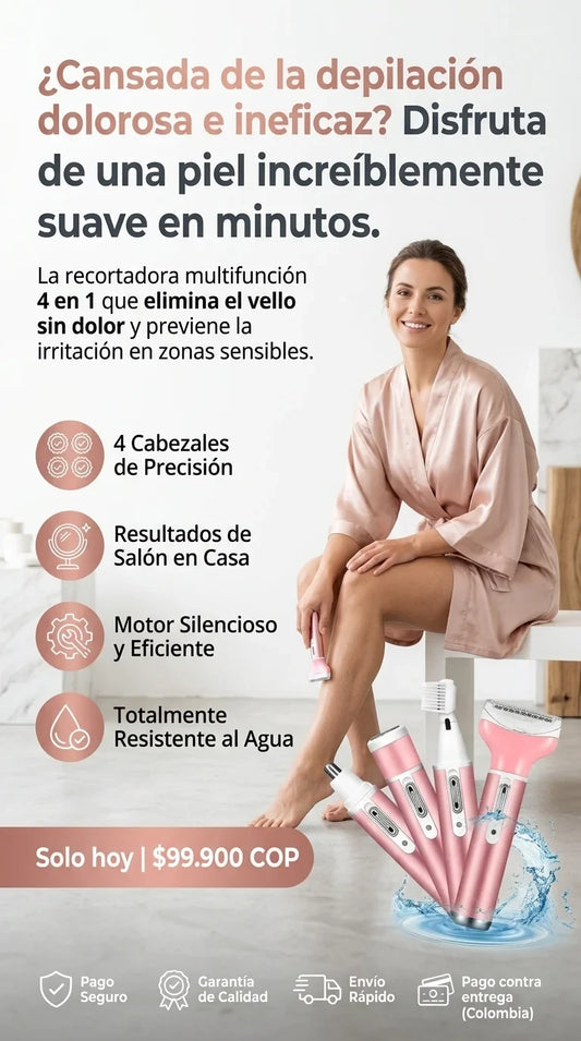 Depiladora 4 en 1